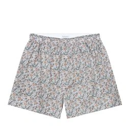 Sunspel Liberty Print Boxer Shorts Liberty Strawberry Tree