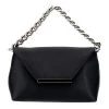ADELE BLACK SATIN PURSE -handbag shop adele black satin purse black 3 3