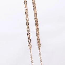 AHOY SAILOR RHINESTONE CHAIN BRACELET SET