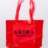 AKIRA PVC SHOPPING BAG -handbag shop akira pvc shopping bag red 2 2