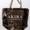 AKIRA PVC XXL SHOPPING BAG -handbag shop akira pvc xxl shopping bag black clear 2 2