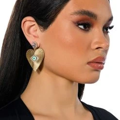 ALWAYS WATCHING STATEMENT DROP EARRINGS