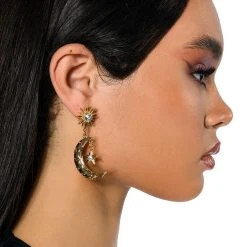ASTRO GIRL EMBELLISHED EARRINGS