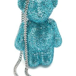 BEARRY CUTE RHINESTONE CLUTCH