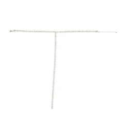 BELLE OF THE BALL RHINESTONE LARIAT NECKLACE