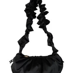 BUBBLE POP ELECTRIC SATIN SHOULDER BAG