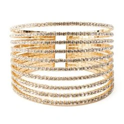 CATCH YOUR EYE ICY RHINESTONE CUFF