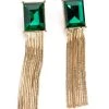 CAUSE FOR CELEBRATION FRINGE DANGLE EARRINGS -handbag shop cause for celebration fringe dangle earrings gold 2 2