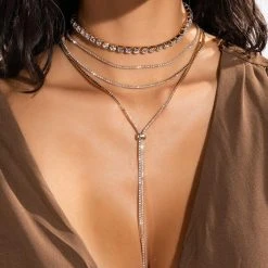 CECE ICY LARIAT CHOKER -handbag shop cece icy lariat choker gold 1 1