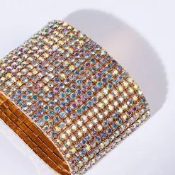 CHAMPION 15 LINE STRETCH BRACELET -handbag shop champion 15 line stretch bracelet gold ab 4 4