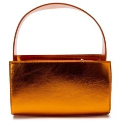CHEERFUL METALLIC BAG IN ORANGE