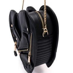 CITY OF LOVE MOTO CROSSBODY BAG -handbag shop city of love moto crossbody bag black multi 4 4 c1 c1