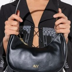 CLASS ACT BLACK BAG -handbag shop class act black bag black 2 2 c1 c1