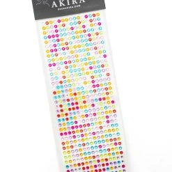 COLORFUL SMALL HAIR GEM STICKERS