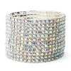 CUFF IT RHINESTONE STRETCH BRACELET -handbag shop cuff it rhinestone stretch bracelet silver ab 2 2