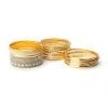 DOING TOO MUCH BANGLE SET -handbag shop doing too much bangle set gold 2 2