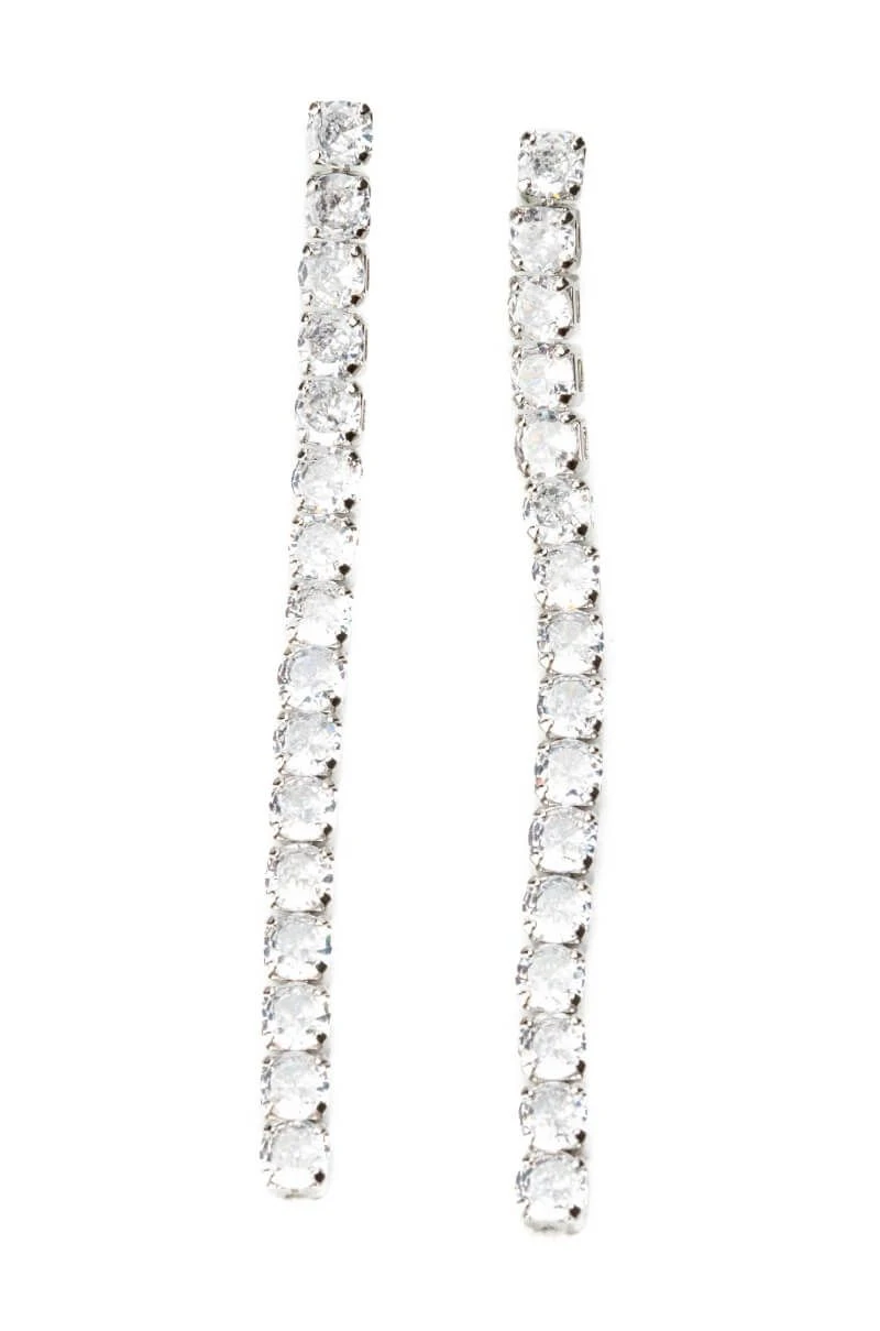 DROP IT DOWN LOW RHINESTONE EARRING 3 DROP IT DOWN LOW RHINESTONE EARRING