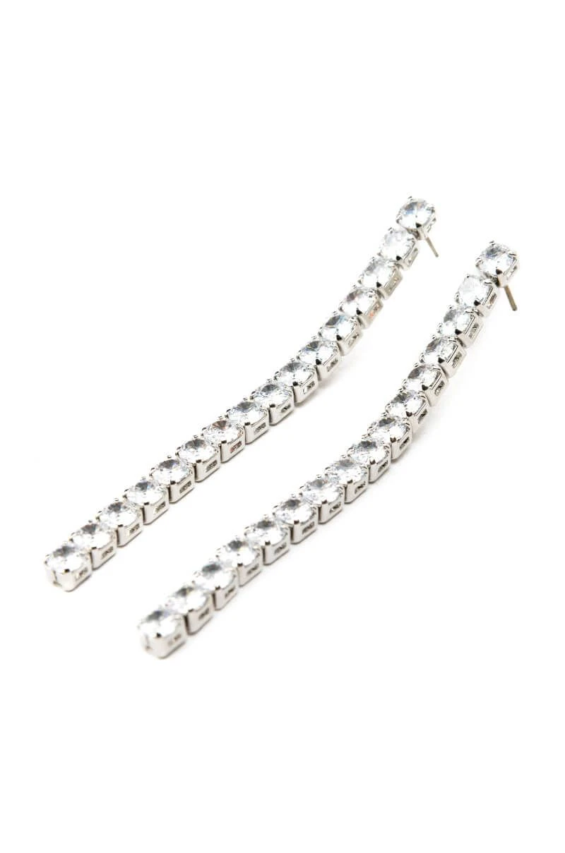 DROP IT DOWN LOW RHINESTONE EARRING 4 DROP IT DOWN LOW RHINESTONE EARRING - Image 2