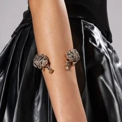 EARN YOUR STRIPES EMBELLISHED CUFF IN GOLD