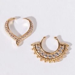 ESME FAUX SEPTUM RING SET