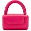 EVERLY PU BOX BAG IN FUCHSIA -handbag shop everly pu box bag in solid bone fuchsia 2 2