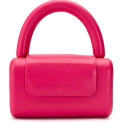 EVERLY PU BOX BAG IN FUCHSIA