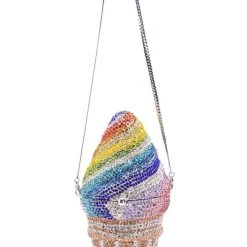 GET A TASTE RHINESTONE MINI BAG