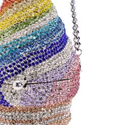 GET A TASTE RHINESTONE MINI BAG -handbag shop get a taste rhinestone mini bag multi 5 5