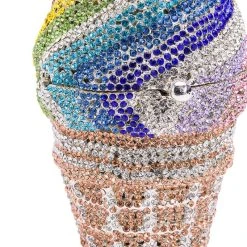 GET A TASTE RHINESTONE MINI BAG -handbag shop get a taste rhinestone mini bag multi 6 6