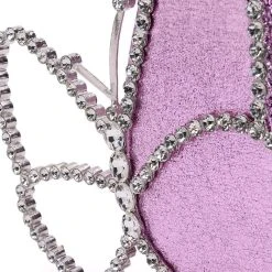 GLASS ANIMALS RHINESTONE HANDLE BAG -handbag shop glass animals rhinestone handle bag pink 6 6