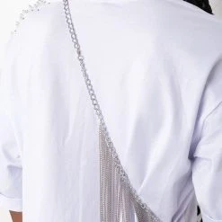 GODDESS MULTIWAY BODY CHAIN -handbag shop goddess multiway body chain silver 4 4