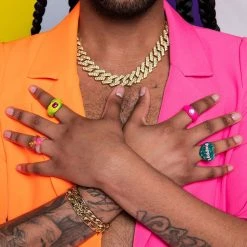 HAPPY! CANDYLAND RING SET -handbag shop happy candyland ring set multi 1 1