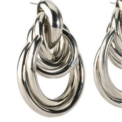 HERE FOR IT EARRING -handbag shop here for it earring silver 4 4
