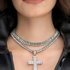 I GOT GOD ICY NECKLACE -handbag shop i got god icy necklace silver 1 1