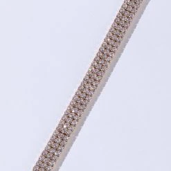 ICED OUT GOLD RHINESTONE BRACELET -handbag shop iced out gold rhinestone bracelet gold 3 3