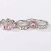 IRRESISTIBLE RING SET -handbag shop irresistible ring set pink multi 2 2