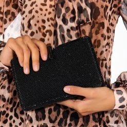 KEEP A SECRET CLUTCH -handbag shop keep a secret clutch black 1 1 c1