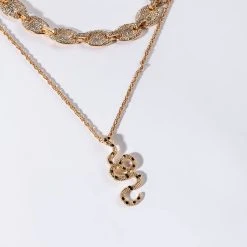 KEEP'N IT REAL NECKLACE SET -handbag shop keepn it real choker set gold 3 3