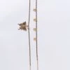 LADY BUTTERFLY TWO CHAIN NECKLACE -handbag shop lady butterfly two chain necklace gold 2 2