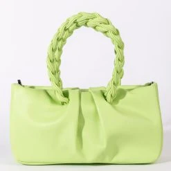 LARISSA LIME BRAID PURSE