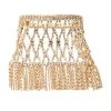 SO TRUE BESTIE ICY LACY FRINGE RHINESTONE STATEMENT BRACELET -handbag shop layla icy lacy fringe rhinestone statement bracelet gold 2 2