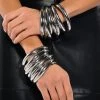 LETS BOUNCE BANGLE SET -handbag shop lets bounce bangle set silver 1 1