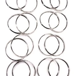 LETS BOUNCE BANGLE SET -handbag shop lets bounce bangle set silver 3 3