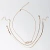 LIBRA LAYER NECKLACE -handbag shop libra layer necklace gold 2 2