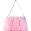 LOU LOU TULLE DUFFLE -handbag shop lou lou tulle duffle light pink 3 3