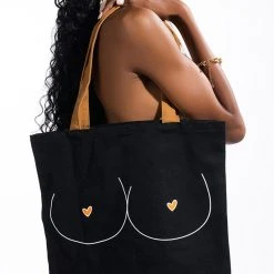 LOVE IS LOVE CANVAS TOTE -handbag shop love is love canvas tote black 1 1