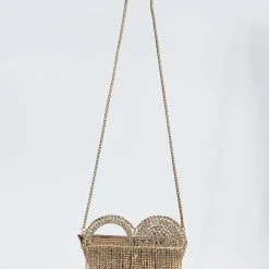 LOVER LOVER GOLD DRIPPY HEART BAG