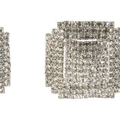 MADE OF MONEY EMBELLISHED STATEMENT STUDS -handbag shop made of money embellished statement studs silver 4 4