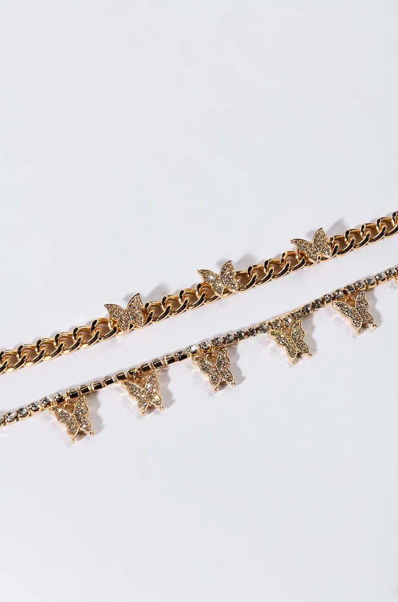 MARIPOSA ANKLET SET 4 MARIPOSA ANKLET SET - Image 2