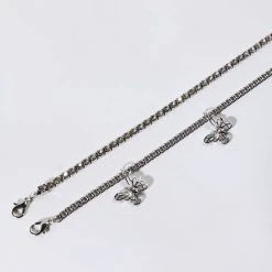 METAMORPHOSIS ANKLET SET -handbag shop metamorphosis anklet silver 3 3